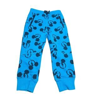 Spotted Zebra Disney Blue fleece jogger with Mickey Mouse size 3T NWOT